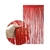 Cortina Metalizada Roja 2 m largo x 1 m ancho