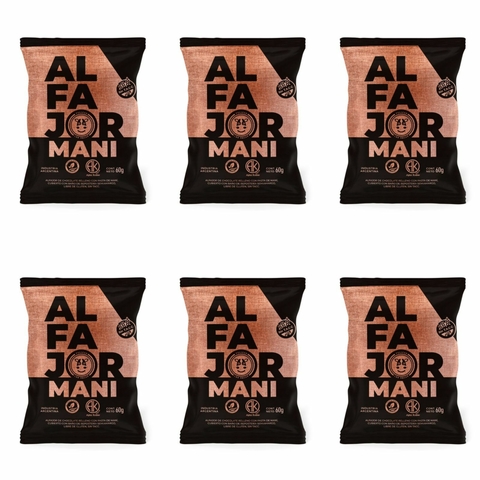 Alfajor Vegano Y Sin Tacc Felices Las Vacas Mani X 6u