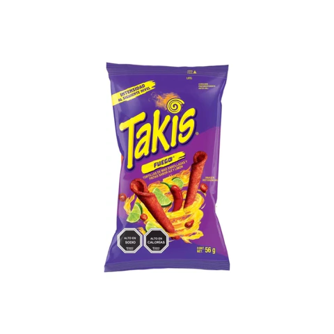 Snack Takis Fuego Picante Extremo 56 g.