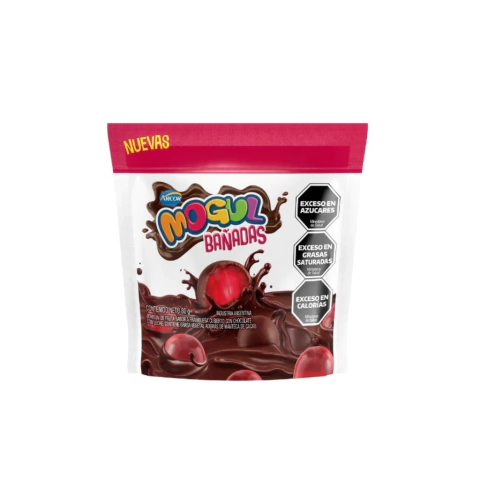 Gomitas Mogul Bañadas Frambuesa con Chocolate 80 g.