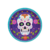 Platos Polipapel Calavera Mexica Halloween Party Store X 6 u.
