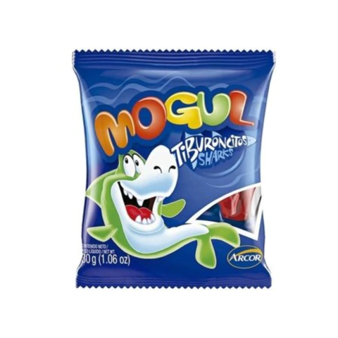 Gomitas Mogul Frutales Tiburoncitos x 12u