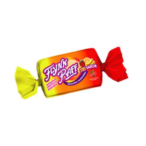 Caramelos Flynn Paff Naranja,Frutilla,Banana X 70u
