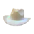 Sombrero Vaquero Tornasolado Blanco - comprar online