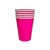 Vasos de Polipapel Fucsia 266 cc x 6u