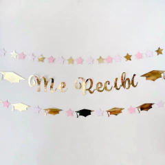 SET DE GUIRNALDAS "EGRESADO" (varios colores) - comprar online