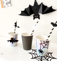 POSA VASOS TELA DE ARAÑA x6 en internet