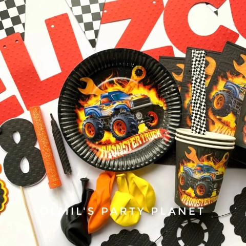 PARTY BOX MONSTER TRUCKS