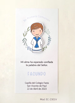 ESTAMPITA SIMPLE CON APLIQUE EN 3D -2301 - tienda online