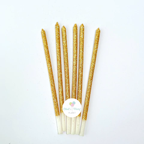 VELA FINA DORADA - comprar online