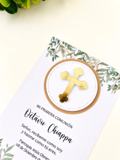 ESTAMPITA BOTANIC SIMPLE CON TAG DOBLE 3D -2306