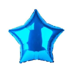 GLOBO ESTRELLA AZUL 10CM - comprar online