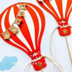 TOPPERS XL GLOBO AEROSTÁTICO VINTAGE x2 - comprar online