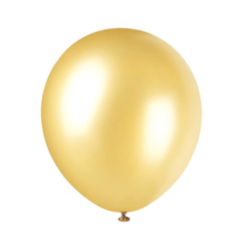 GLOBO PERLADO DORADO 12"