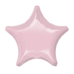 GLOBO ESTRELLA ROSA PASTEL 23CM - comprar online