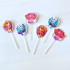 TOPPERS PAW PATROL PASTEL 3D x6