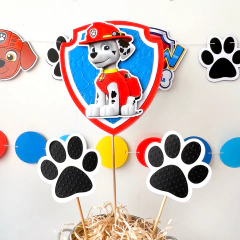 TOPPERS HUELLITAS 3D x6 (varios colores) en internet