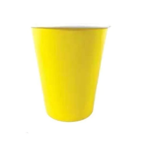 VASO LISO AMARILLO x6