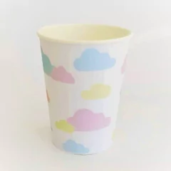 VASO NUBECITAS PASTEL x6