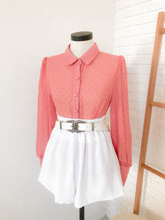 Camisa Poá - Rosa - comprar online