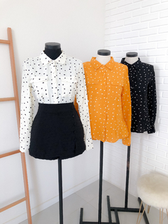 Camisa Corações - Mostarda - comprar online