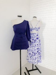 Imagem do Conjunto Midi - Branco e azul
