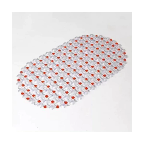 Alfombra de baño PVC antideslizante con puntitos - Blanco Company