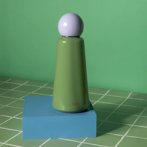 BOTELLA DE AGUA VERDE - comprar online