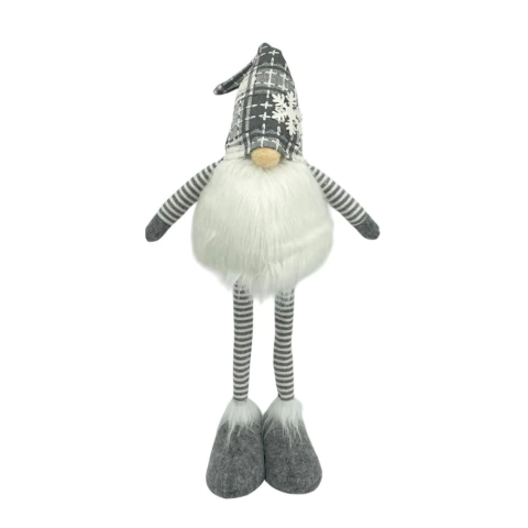 PAPA NOEL GRIS PIERNAS EXTENSIBLES