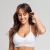 Imagem do Sutiã Top Algodão com Renda Confortável Drapeado | 0036