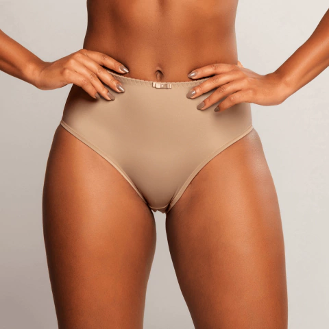 Calcinha Cinta Microfibra Cetinete Cintura Alta | 2068 - comprar online