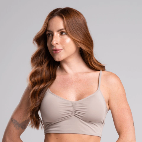 Sutiã Top Bojo Removível Microfibra Costas Decotada | 2018 - comprar online