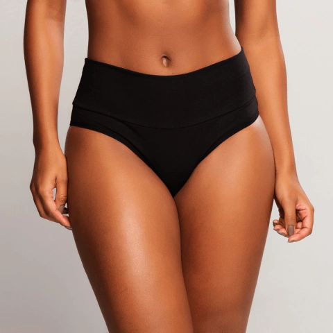 Calcinha Algodão Cós Alto Basic | 0207 - Estilo Natural Lingerie