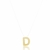 Colar de Letra/Inicial com Fio de Nylon Banho de Ouro - comprar online
