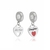 Berloque Coração Mãe e Filha - 2 peças em Aço Inox - comprar online