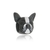 Berloque Bulldog Francês em Aço Inox