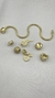 Pulseira Flexível para Berloques - Banho de Ouro - loja online