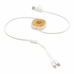 Cable de carga Conny con logo en internet