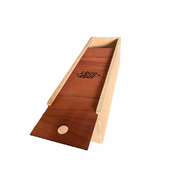 Caja de MDF 35x10x10 cm - Tapa Mdf enchapado con logo en internet