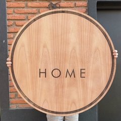 Cartel grabado en Madera Terciada