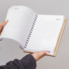Agenda Premium tapa de madera (Opc. Logo, frase o nombre) - comprar online