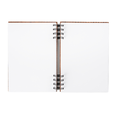 Cuaderno tapa de madera A5 (Opc. Logo, frase o nombre) en internet
