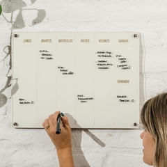 Planificador Semanal de pared - para pegar - comprar online