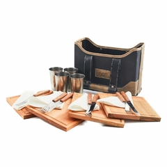Kit de asado 4 personas (Opc. Logo, frase o nombre)