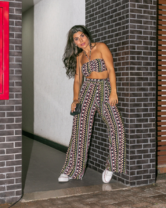 Cropped Estampa Etnia - Amare Rio