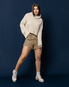 Short Estampa Leopardo - Amare Rio