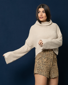 Imagem do Short Estampa Leopardo