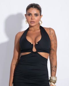 Vestido Decote Áurea - loja online