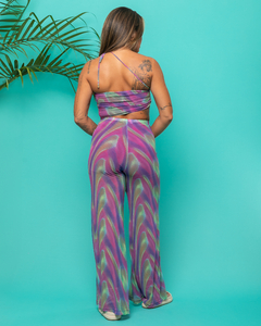 Calça Tule Abstract