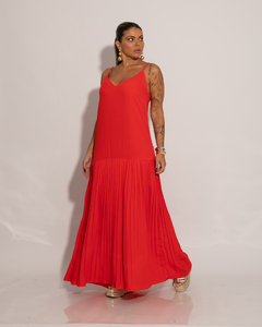 Vestido Plissado na internet